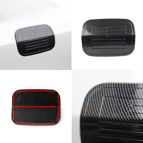 Crosselec Carbon Carbon Fiber Fuel Tank Door Door Trim for Dodge Charger 2015-2021 in Saudi Arabia