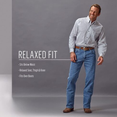 Wrangler 33MWXVM 20X Style 33 Relaxed Fit Jeans Blue 35x30 in Kuwait