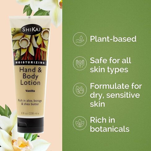 Shikai Naturally Moisturizing Hand & Body Lotion - Gardenia - 8 oz in Saudi Arabia