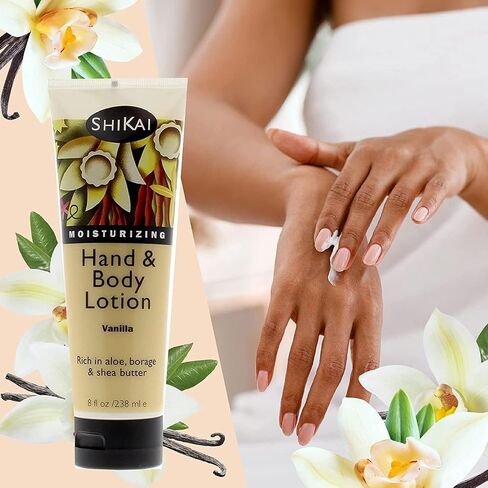 Shikai Naturally Moisturizing Hand & Body Lotion - Gardenia - 8 oz in Saudi Arabia