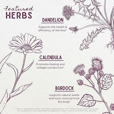 WishGarden Herbs Clear Complexion Blemish Control - Plant-Based Acne Supplement with Calendula, Burdock & Dandelion Supports Healthy Kidney, Liver & Lymphatic Function, Healthy Skin Supplement, 4oz in Saudi Arabia