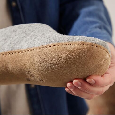 Glerups Wool Shoe Leather Outsole Grey EU 39 (US Women's 8.5-9) Medium in Kuwait