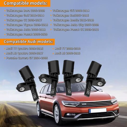 مستشعر سرعة ABS الأيسر/اليمين الخلفي WHT003858 ، WHT003859 يناسب Golf 2005-2019 ، A3 2006-2016 ، TT2008-2016 ، Carrera GT 2004-2005 ، Beetle CC ، Passat EOS ، VW Jetta 2005-2018 in Kuwait