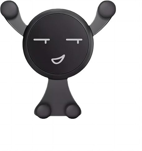 Car Mount – Cartoon Car Phone Holder with Air Vent Clip, Ideal for 4.0-6.0 Inch Smartphones – Your Ultimate Travel Companion (Black) in Saudi Arabia
