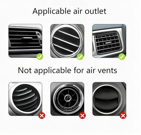 Car Mount – Cartoon Car Phone Holder with Air Vent Clip, Ideal for 4.0-6.0 Inch Smartphones – Your Ultimate Travel Companion (Black) in Saudi Arabia