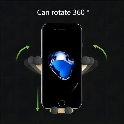 Car Mount – Cartoon Car Phone Holder with Air Vent Clip, Ideal for 4.0-6.0 Inch Smartphones – Your Ultimate Travel Companion (Black) in Saudi Arabia