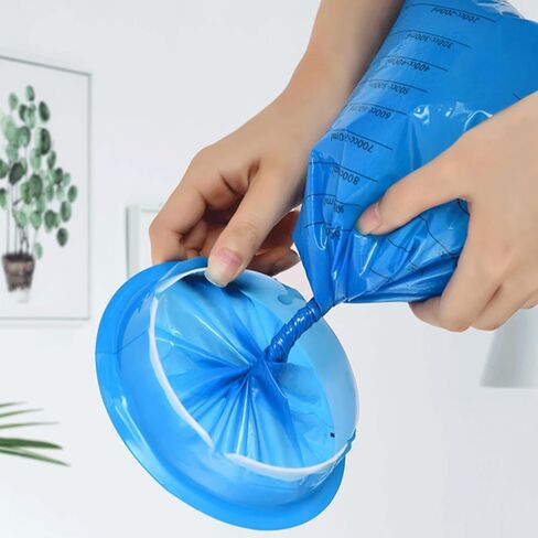 30 Pack Vomit Bags Disposable,Portable Emesis Bags 1000ml Leak Resistant Barf Bags for Travel, Nausea and Car (Purple) in Saudi Arabia