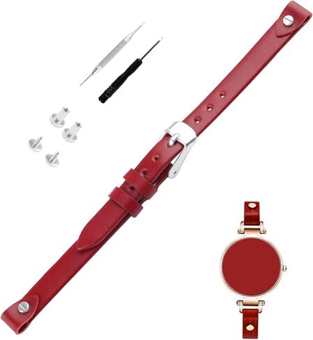 8mm Leather Watch Band replacement for Fossil ES2829 ES2830 ES3060 ES3076 ES3077 Strap Wirstband accessories for Men and Women in Saudi Arabia