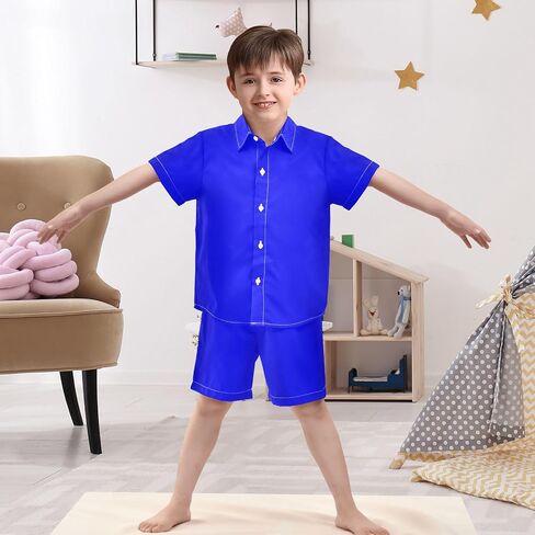 3T Toddler Boy Shorts Set Black Hawaiian Button Down Shirts Summer Outfits for Little Boy in Saudi Arabia