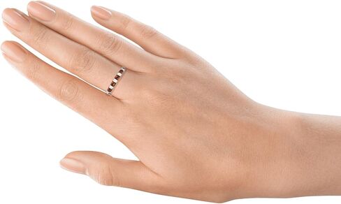 Amber Ring - Sterling Silver and Baltic Half Eternity Amber Ring, Amber Jewelry For Women in Saudi Arabia
