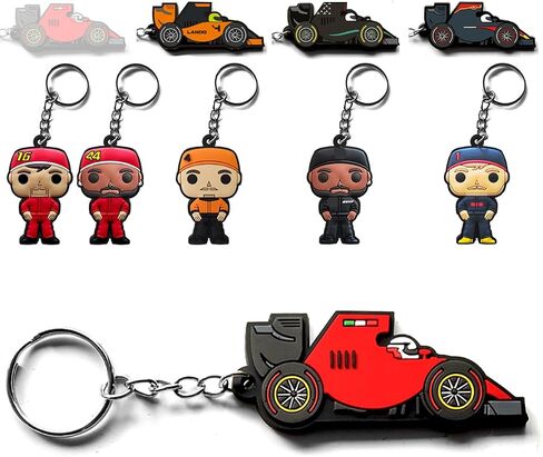 Racing Driver Car Key Chain Keychain Auto Tire Compatible with Formula One F1 Team Fan Gift Accessory in Saudi Arabia