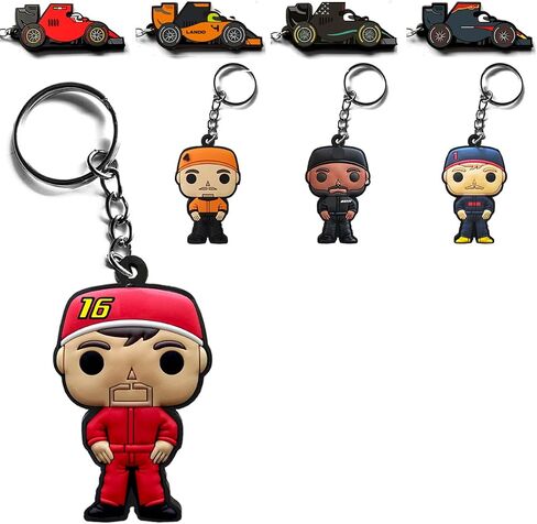 Racing Driver Car Key Chain Keychain Auto Tire Compatible with Formula One F1 Team Fan Gift Accessory in Saudi Arabia