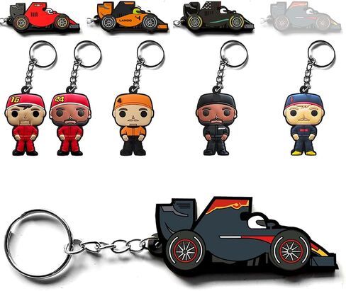 Racing Driver Car Key Chain Keychain Auto Tire Compatible with Formula One F1 Team Fan Gift Accessory in Saudi Arabia