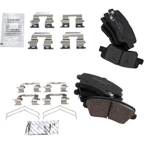 TRQ Brake Pads Ceramic متوافقة مع 2016 Hyundai Elantra GT 2017-2018 Kia Forte5