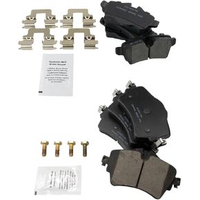 TRQ Brake Pads Ceramic Compatible with 2014-2015 Mini Cooper