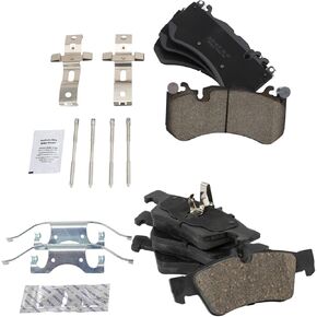 TRQ Brake Pads Ceramic Compatible with 2007-2010 Mercedes-Benz E63 AMG 2009-2011 SL63 AMG SL65 AMG