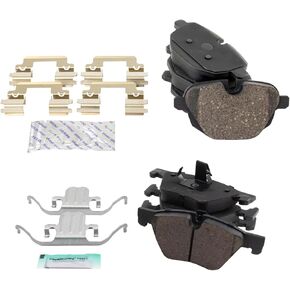 TRQ Brake Pads Ceramic Compatible with 2011-2016 BMW 528i