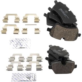 TRQ Brake Pads Ceramic Compatible with 2011-2016 Mini Cooper Countryman 2013-2016 Cooper Paceman