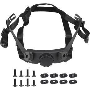 Adjustable Head Size Helmet Chin Strap System Accessory Adjustable Nape Suspension System with Bolts and Screws for Tactical Fast MICH IBH Airsoft Helmets