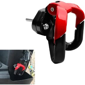 Hanging Pothook Accessories for Scooter, Easy Install Motorcycle Hanger Hook, Helmet Luggage Bag Hook Holder, Hanger Gadget for Electric Scooter Bicycles Moped (Black)