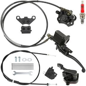 مجموعة أدوات الفرجار الخلف للقرص Hyraulic Hydraulic ATV و 7/8 مجموعة خنق الإبهام لتراو تاو كولستر 125cc 110cc 90cc 70cc 4-Strokeb