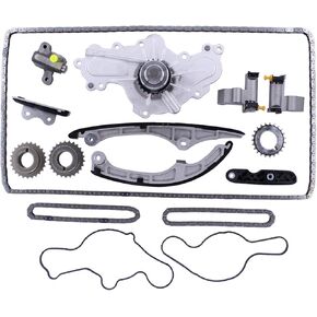 NewYall 3.5L Water Pump Timing Chain Kit for Mazda CX-9 Ford Edge Taurus for Lincoln MKZ MKX 2007-2010