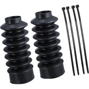 2 Pcs Motorcycle Front Fork Guards Covers Shock Absorbers Boots 39mm Universal for Harley Sportster XL883 1200 for ATV UTV Auto Replacement Parts