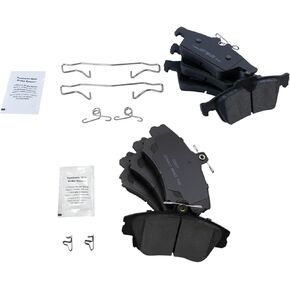 TRQ Brake Pads Ceramic Compatible with 2004 Volvo S40