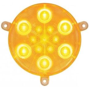 United Pacific 37617 Daytime Running Light, 13 LED, Amber LED/Clear Lens, for 2005+ Freightliner Century