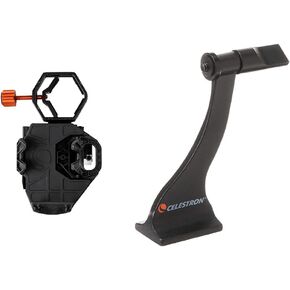 Celestron - NexGo DX Kit - محول الهاتف الذكي العالمي - محول الهاتف الذكي Digiscoping - جهاز تحكم عن بعد لإصدار مصراع بلوتوث إضافي