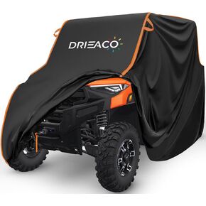 UTV Cover 4-6 Seater Side by Side Cover 420D Waterproof Outdoor Heavy-Duty Cover for Can-Am Defender Commander Maverick Polaris RZR Ranger General Kawasaki Honda Yamaha SXS Accessories