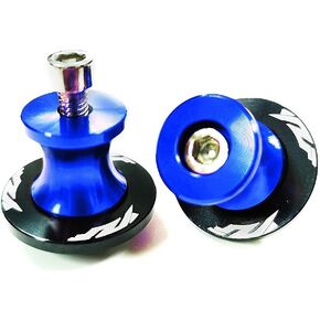 دراجة نارية زرقاء الألومنيوم CNC M6 Swing Arm Sliders Sliders Stand Stand Screat متوافق مع Yamaha Yzf R1 R3 R6 R25 R125 R7 R6S 600R
