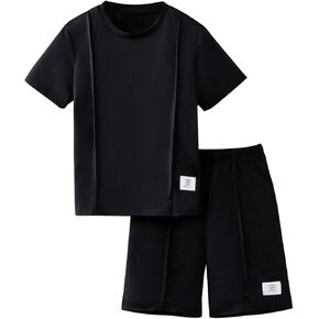 غورجليتر بويز بوي المكون من قطعة من قطعة قميص قصير الأكمام و Sorts Track Suits