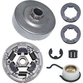 القابض أسطوانة W DRUM BEARING SPROCKET RIM WORM GEAR KIT E E-CLIP لـ STIHL MS361 11280071000 11351602050