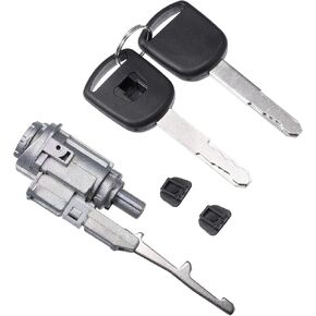 Ignition Switch Cylinder with 2 Keys for Honda Accord 2008-2012 for Honda CR-V 2002-2006 Replacement 06351-TP5-H11 06351-TA0-H11 06351-TE0-A11