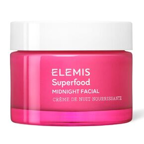 ELEMIS Superfood Midnight Facial, Prebiotic Sleeping Night Cream Nourishes, Moisturizes, Replenishes and Revives Dry Skin Overnight, 50 mL, 1.6 oz.