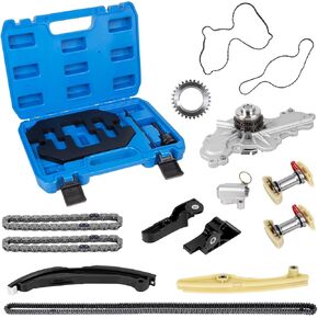 ‎Timing Chain Water Pump Kit,303-1248 Camshaft Holding Tool,Timing Alignment Holder Tool Compatible with Ford Edge/Explorer/Flex/Taurus/Mustang 2011-2019 3.5L 3.7L V6#BL3Z-6268-A,303-1248