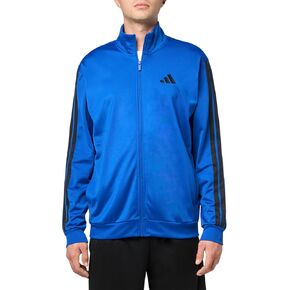 adidas Men's 3-Stripes Tricot Track Top, Team Royal Blue
