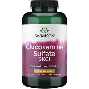 Swanson Glucosamine Sulfate 2Kcl 500 Milligrams 250 Capsules