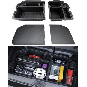 ل 2021-2025 منظم Toyota Sienna Trunk Trunk ، مربع تخزين الفقس الخلفي MPV Cargo ، مساحة إضافية تناسب Sienna تحت صناديق تخزين أرضية البضائع