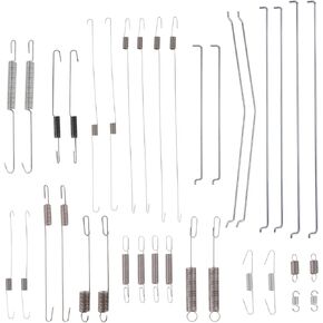36 Pack Throttle Springs Assortment Throttle Return Springs Linkage Kit Speed Control Springs Throttle Rod for Honda Briggs and Stratton Small Engines