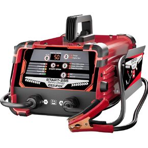 شاحن بطارية محترف 50-AMP ، شاحن السيارات 12V و 24V و 240 AMPS ، 250 AMPS ، و Smart Charger Smart Pantainer ، مثالية لسيارات الدراجات النارية شاحنات البحرية وما إلى ذلك