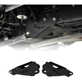 Trailing Arm Skid Plates for 4th Gen Toyota Tacoma | Protects Trailing Arm Frame Mounts from Off-Road Damage | Angled Design | Heavy-Duty Steel Construction | Powder Coat Finish | Made in The USA