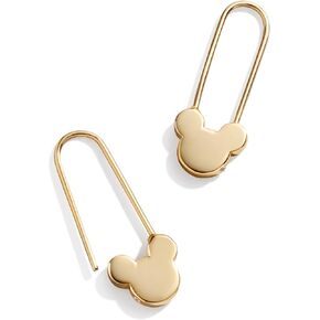 Disney's Mickey Mouse 18K Gold-Plated Sterling Silver Safety Pin Earrings - Gold