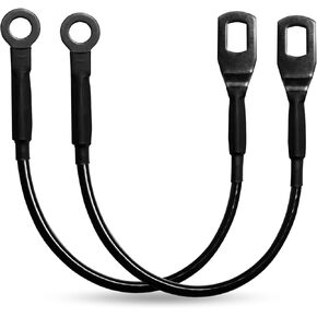 65770-04030 6577004030, Lift Gate Support Straps Pickup, Rear Tailgate Cable, Fit for T0y0ta Tacoma 1995-2003 (1 Pair-Black)