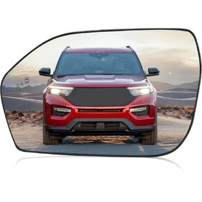 LB5Z‑17K707‑B / LB5Z‑17K707‑E Heated Side Mirror Glass,Side Blind Spot Function Wing Mirror Glass for 2020-2024 With Heating Function (Driver Side LB5Z-17K707-N)