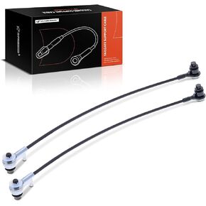A-Premium Tailgate Support Cable Compatible with Honda Element 2003 2004 2005 2006, 16.03 Inch, Rear Tailgate Driver and Passenger Side, 2-PC Set, Replace# 74910SCVA00