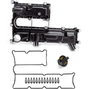 Engine Valve Cover with Gasket Bolts Oil Filler Cap Compatible with Ford Escape 2017 L4 1.5L DOHC, Replace # DS7G6K271DF Sport Utility Petrol
