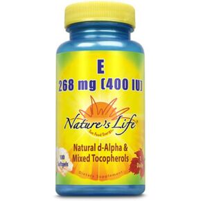 Nature's Life Vitamin E, 400 IU | 100 ct