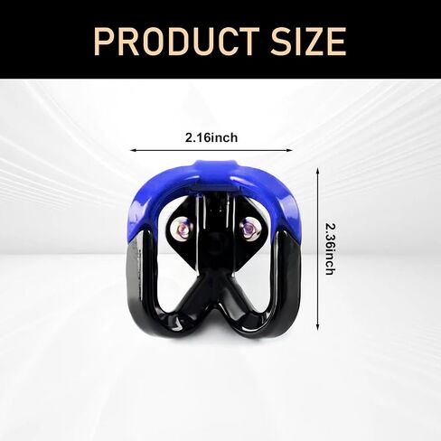 Hanging Pothook Accessories for Scooter, Easy Install Motorcycle Hanger Hook, Helmet Luggage Bag Hook Holder, Hanger Gadget for Electric Scooter Bicycles Moped (Black) in Saudi Arabia